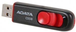 16GB Adata C008 Black-Red 16GB Adata C008 Black-Red