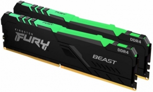 16GB DDR4 2666MHz Kingston FURY Beast RGB Kit of 2x8GB