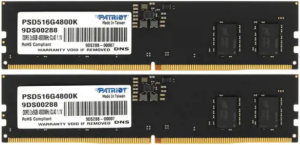16GB DDR5 4800MHz Patriot Signature Line Kit of 2x8GB