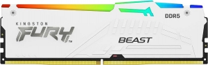 16GB DDR5 5200MHz Kingston FURY Beast White RGB EXPO