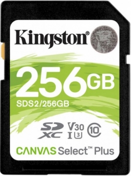 256GB Kingston Canvas Select Plus 256GB Kingston Canvas Select Plus