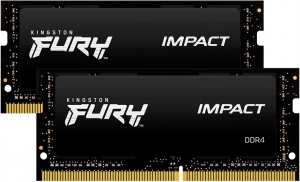 32GB DDR4 2666MHz SODIMM Kingston FURY Impact Kit of 2x16GB