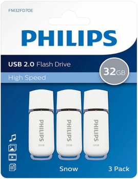 32GB Philips 3-Pack White 32GB Philips 3-Pack White