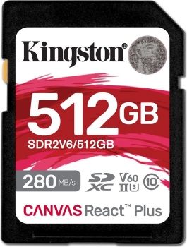 512GB Kingston Canvas React Plus V60 512GB Kingston Canvas React Plus V60