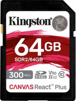 64GB Kingston Canvas React Plus 64GB Kingston Canvas React Plus