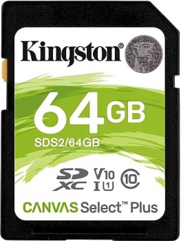64GB Kingston Canvas Select Plus 64GB Kingston Canvas Select Plus