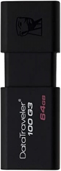 64GB Kingston DataTraveler 100 G3 Black 64GB Kingston DataTraveler 100 G3 Black