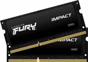 8GB DDR3L 1600MHz SODIMM Kingston FURY Impact Kit of 2*4GB 8GB DDR3L 1600MHz SODIMM Kingston FURY Impact Kit of 2*4GB