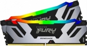 96GB DDR5 6400MHz Kingston FURY Renegade RGB Silver Kit of 2*48GB