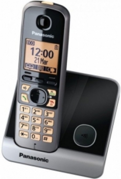 Panasonic KX-TG6712UAB, Black Panasonic KX-TG6712UAB, Black