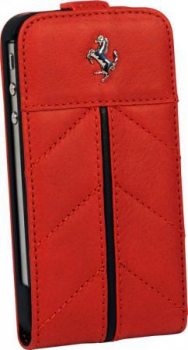 Чехол Ferrari California Collection для iPhone 4/4S Flip Red (FECFFL4R)