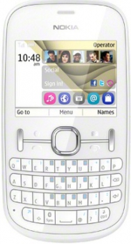 Nokia 201 Asha White