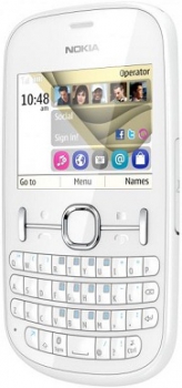 Nokia 201 Asha White