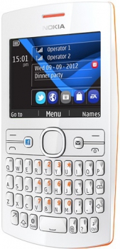Nokia 205 Asha Dual Sim White Orange Nokia 205 Asha Dual Sim White Orange