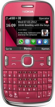 Nokia 302 Asha Plum Red Nokia 302 Asha Plum Red