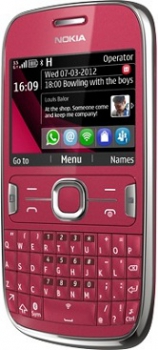 Nokia 302 Asha Plum Red Nokia 302 Asha Plum Red