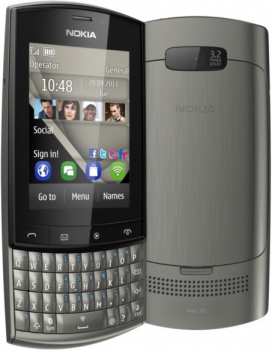 Nokia 303 Asha Graphite Nokia 303 Asha Graphite