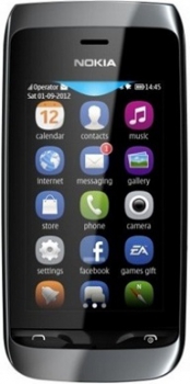 Nokia 308 Asha Dual Sim Black Nokia 308 Asha Dual Sim Black