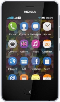 Nokia 501 Asha Dual Sim White Nokia 501 Asha Dual Sim White
