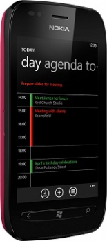 Nokia 710 Lumia Black Fuchsia
