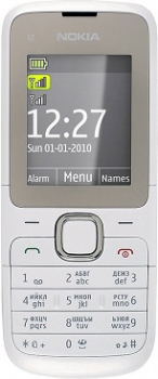 Nokia C2-00 Dual Sim Snow White