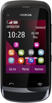 Nokia C2-02 Chrome Black Nokia C2-02 Chrome Black