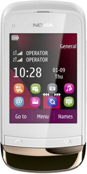Nokia C2-03 Dual Sim Golden White Nokia C2-03 Dual Sim Golden White