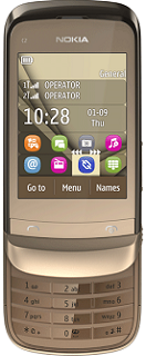 Nokia C2-06 Dual Sim Golden Buff