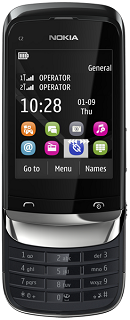 Nokia C2-06 Dual Sim Graphite Nokia C2-06 Dual Sim Graphite