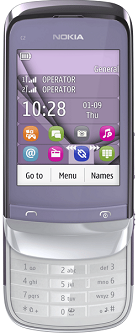 Nokia C2-06 Dual Sim Liliac Nokia C2-06 Dual Sim Liliac