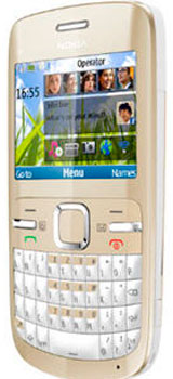 Nokia C3 Golden White Nokia C3 Golden White