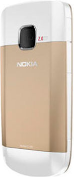Nokia C3 Golden White Nokia C3 Golden White