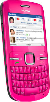 Nokia C3 Hot Pink Nokia C3 Hot Pink