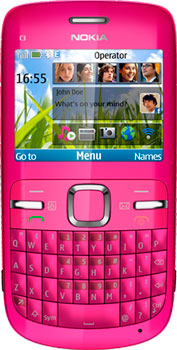 Nokia C3 Hot Pink Nokia C3 Hot Pink