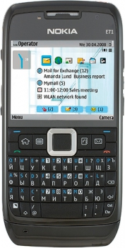 Nokia E71 Black Steel