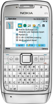 Nokia E71 White Steel