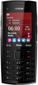 Nokia X2-02 Dual Sim Bright Red