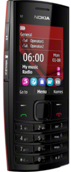 Nokia X2-02 Dual Sim Bright Red