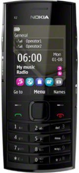 Nokia X2-02 Dual Sim Dark Silver Nokia X2-02 Dual Sim Dark Silver