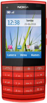 Nokia X3-02 Touch and Type Red Nokia X3-02 Touch and Type Red
