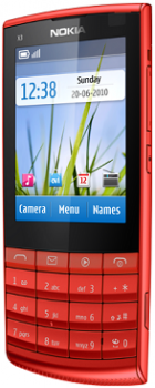 Nokia X3-02 Touch and Type Red Nokia X3-02 Touch and Type Red