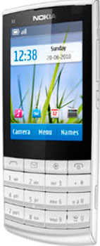 Nokia X3-02 Touch and Type White Silver