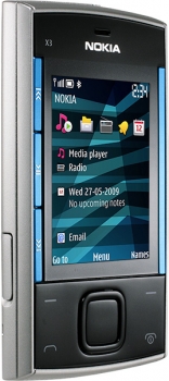 Nokia X3 Silver Blue Nokia X3 Silver Blue