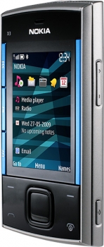 Nokia X3 Silver Blue Nokia X3 Silver Blue