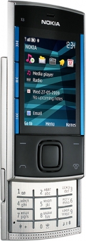 Nokia X3 Silver Blue Nokia X3 Silver Blue