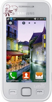 Samsung GT-S5250 Wave 525 Pearl White La Fleur Samsung GT-S5250 Wave 525 Pearl White La Fleur