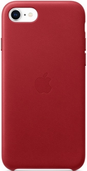 Husa pentru iPhone SE 2020 Apple Leather Red