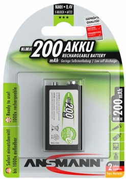 Ansmann maxE NiMH 9V-Block E 200mAh