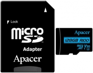 Apacer 128GB MicroSD Card + SD Adapter Apacer 128GB MicroSD Card + SD Adapter