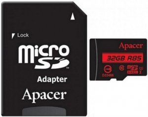 Apacer 32GB MicroSD Card + SD Adapter